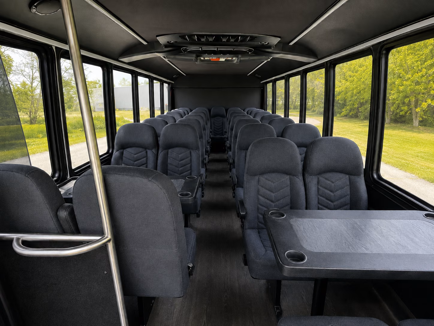 allen 20 passenger minibus inside