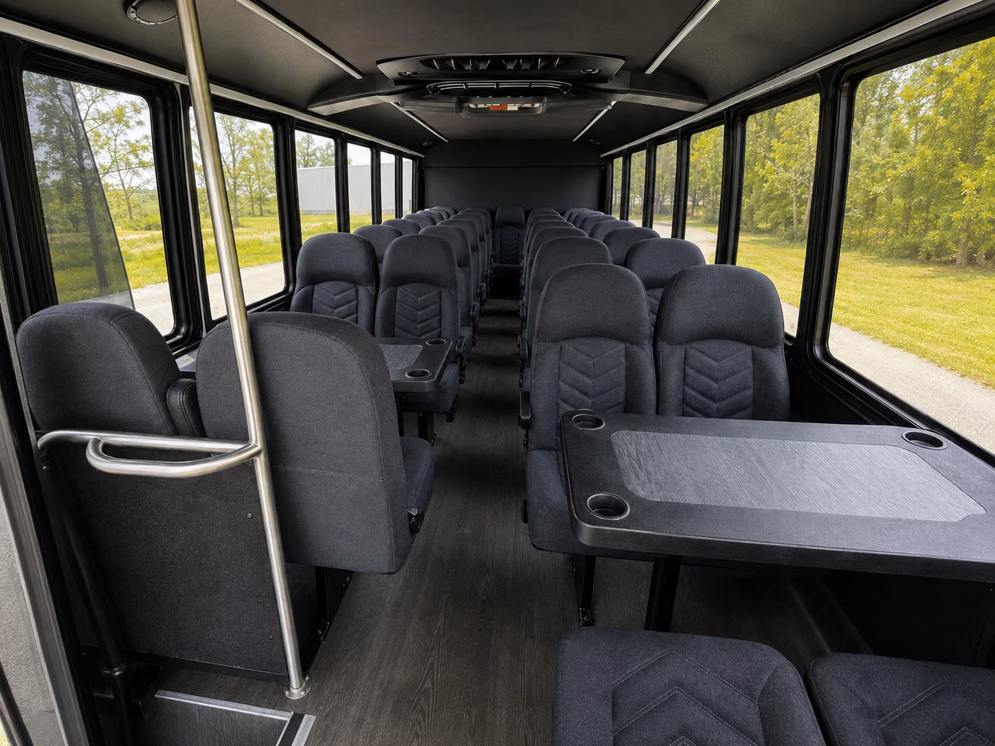 allen 20 passenger minibus interior