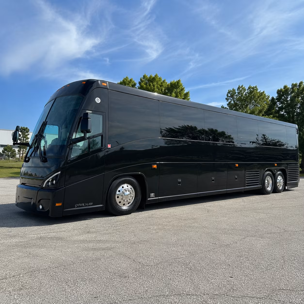 allen 47 passenger charter bus