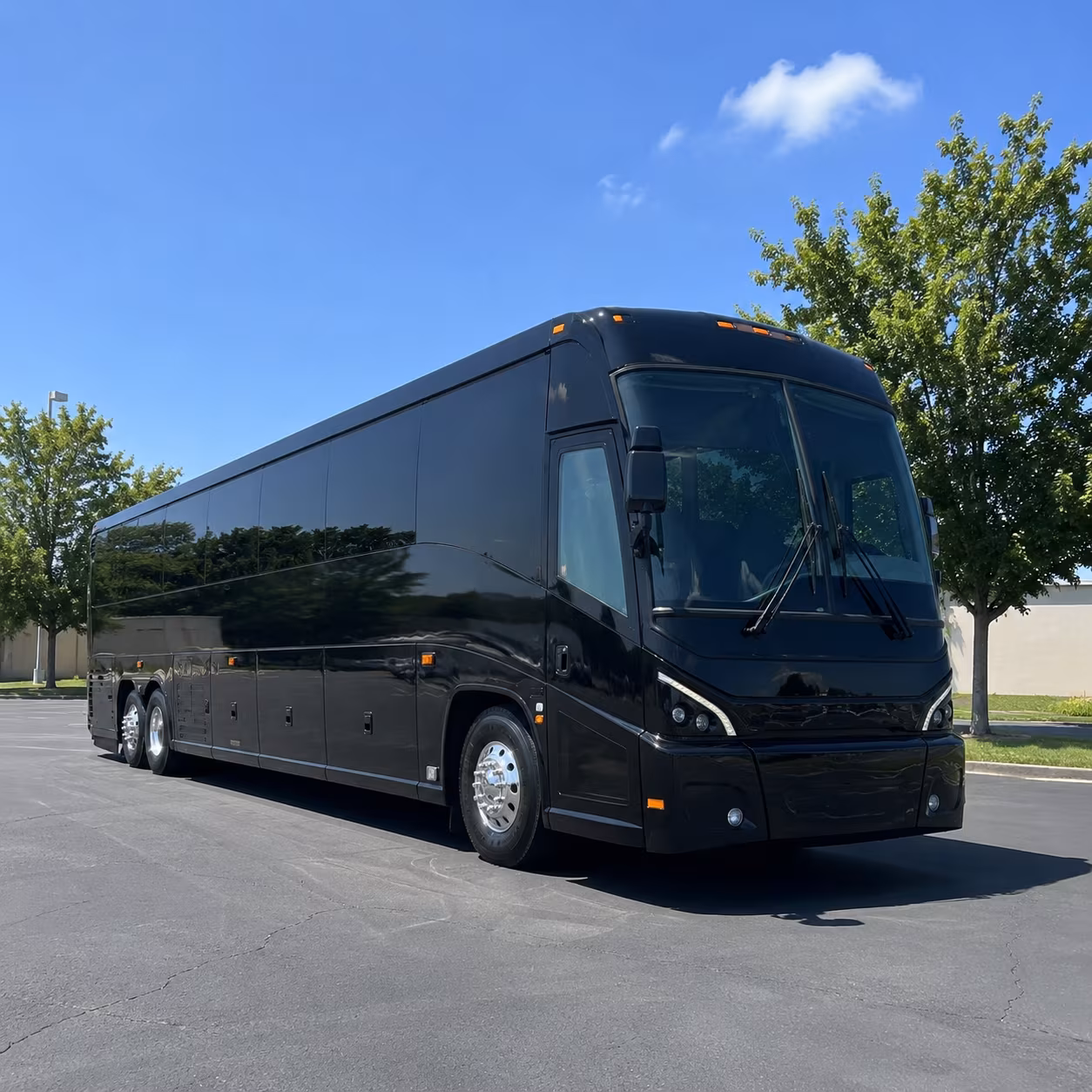 allen 56 passenger charter bus