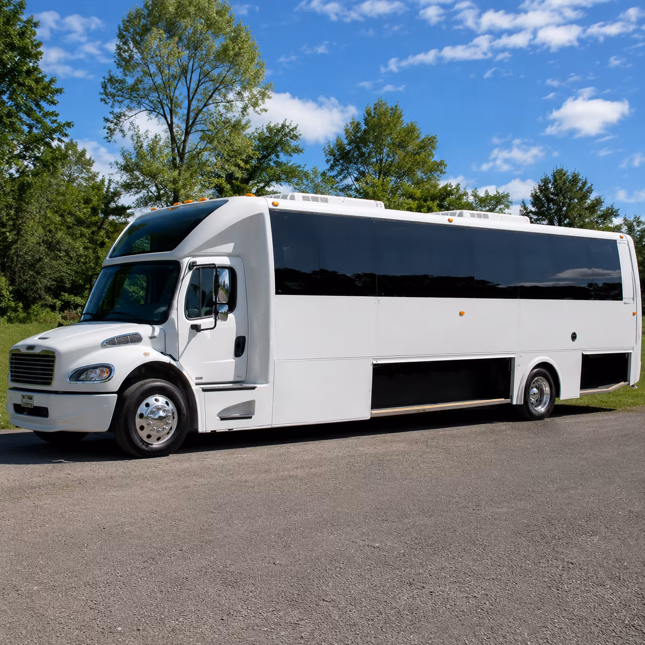 allen anniversary party bus rental