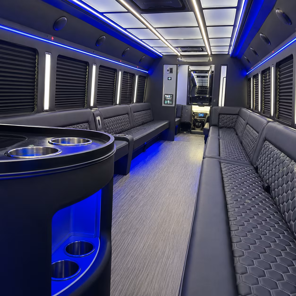 allen concert party bus rental