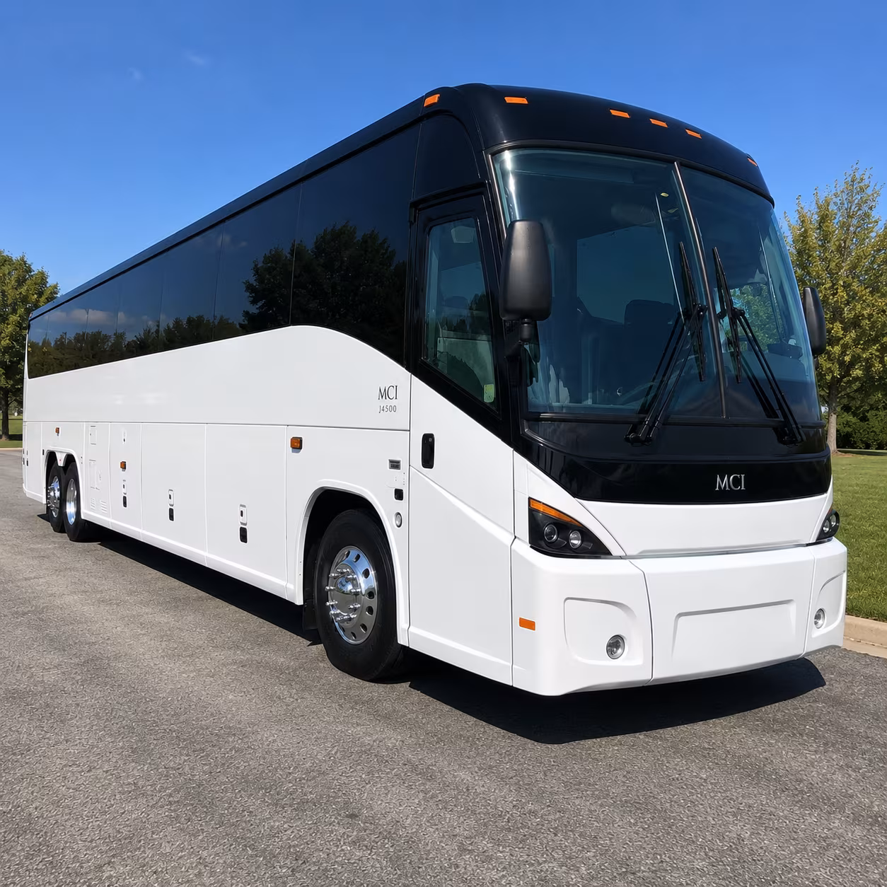 allen long distance charter bus rental