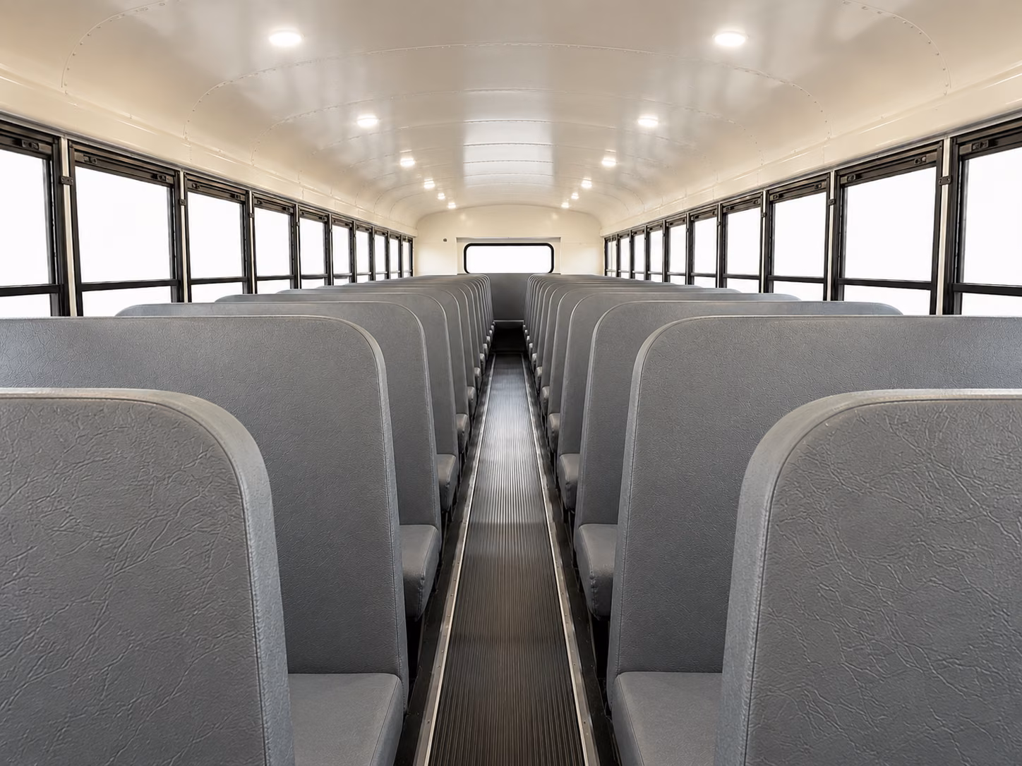allen school bus inside