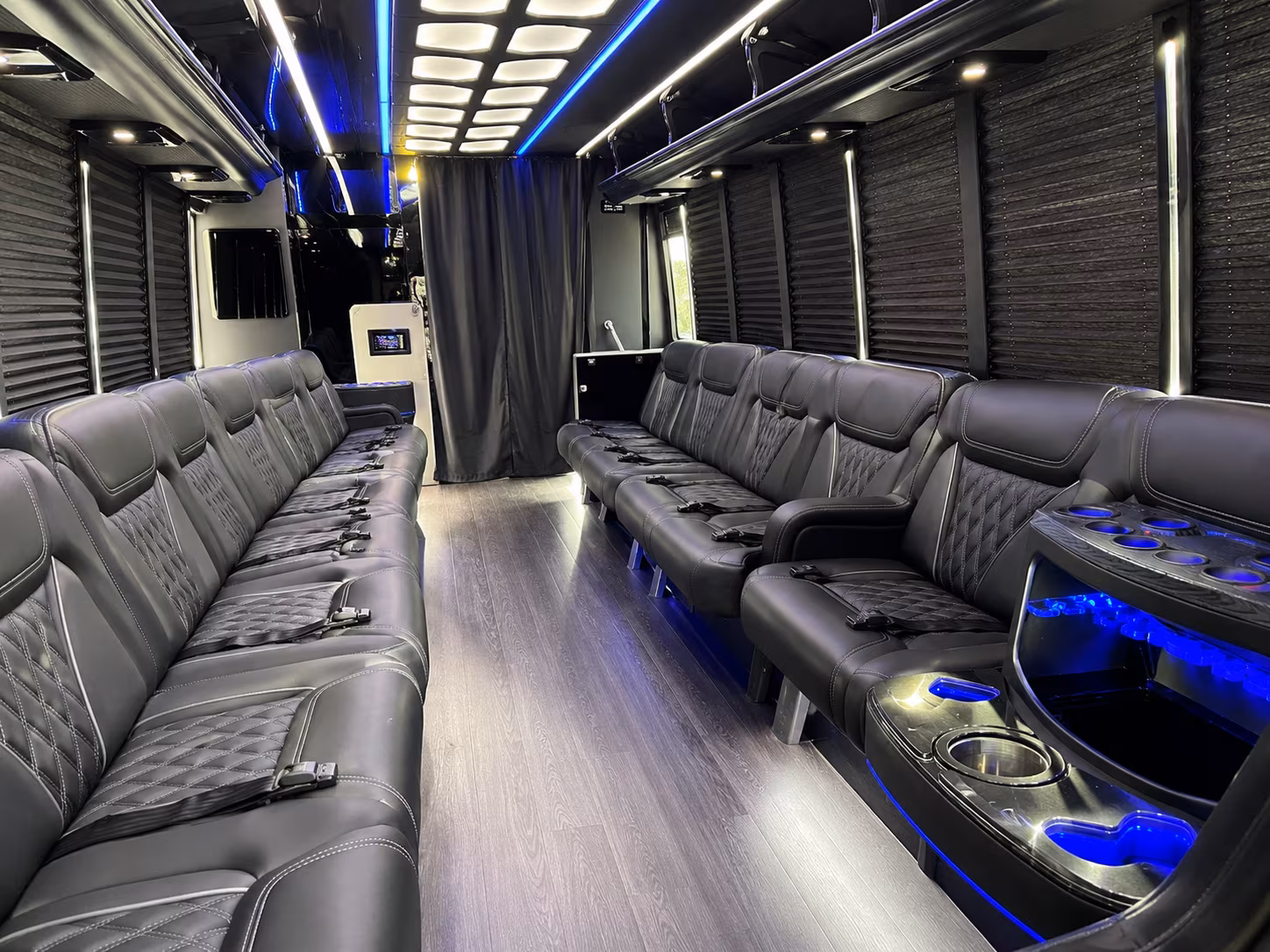 party buses for allen texas wedding parties and bridal groups